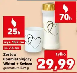 Kaufland Zestaw upamiętniający Wkład + Świeca oferta
