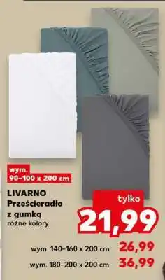 Kaufland LIVARNO Prześcieradło z gumką oferta