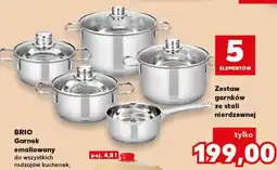 Kaufland Zestaw garnków ze stali nierdzewnej oferta