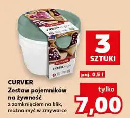 Kaufland CURVER Zestaw pojemników na żywność oferta