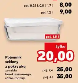 Kaufland Pojemnik szklany z pokrywką oferta