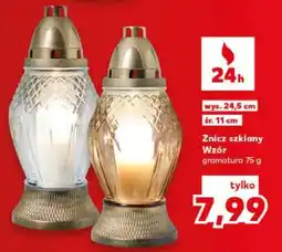 Kaufland Znicz szklany Wzór oferta