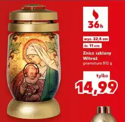 Kaufland Znicz szklany Witraż oferta