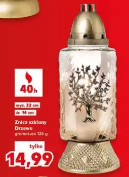 Kaufland Znicz szklany Drzewo oferta