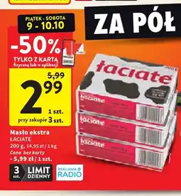 Intermarche Masło ekstra Łaciate oferta