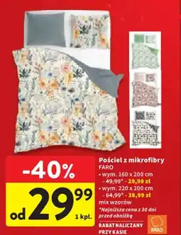 Intermarche Pościel z mikrofibry Faro 160x200 cm oferta