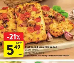 Intermarche Flat bread kurczak kebab La Lorraine oferta