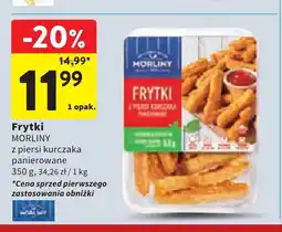 Intermarche Frytki Morliny z piersi kurczaka panierowane oferta