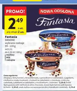 Intermarche Jogurt Fantasia chrupiący słony karmel Danone oferta