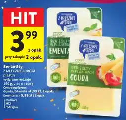 Intermarche Ser gouda w plastrach Z Mlecznej Drogi oferta