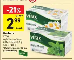 Intermarche Herbata Vitax rumianek oferta