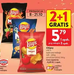Intermarche Chipsy Lay's oferta
