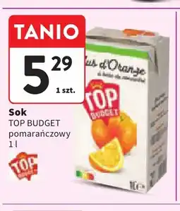 Intermarche Sok Top Budget pomarańczowy oferta