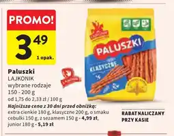Intermarche Paluszki Lajkonik oferta