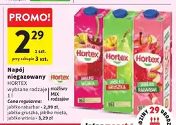 Intermarche Napój niegazowany Hortex jabłko rabarbar oferta