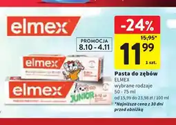Intermarche Pasta do zębów Elmex oferta