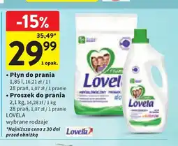 Intermarche Płyn do prania Lovela oferta