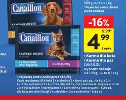 Intermarche Karma dla kota Canaillou 2 x cielęcina 2 x łosoś pstrąg 4-pak oferta