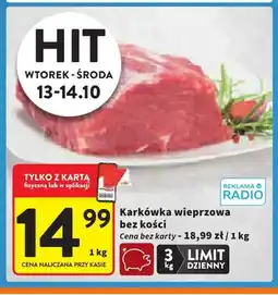 Intermarche Karkówka wieprzowa bez kości oferta