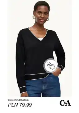 C&A Sweter z dekoltem C & A oferta