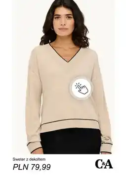 C&A Sweter z dekoltem C & A oferta