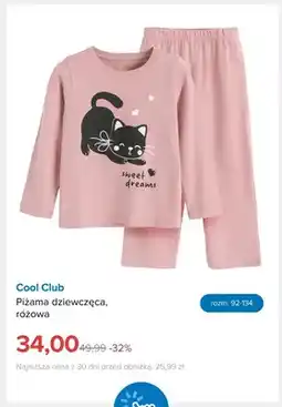 Smyk Piżama dziewczęca różowa Cool Club oferta