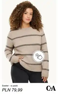 C&A Sweter w paski C & A oferta