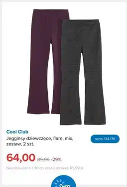 Smyk Jegginsy dziewczęce flare mix 2-pak Cool Club oferta