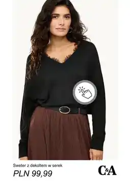 C&A Sweter z dekoltem w serek C & A oferta