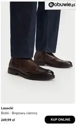 eobuwie Botki brązowy ciemny Lasocki oferta