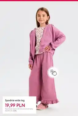 Sinsay Spodnie wide leg oferta