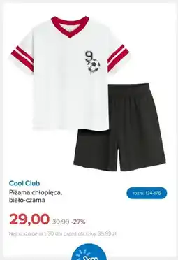 Smyk Piżama chłopięca biało-czarna Cool Club oferta