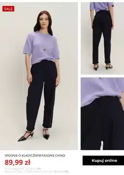 Greenpoint Spodnie o klasycznym fasonie chino Greenpoint oferta