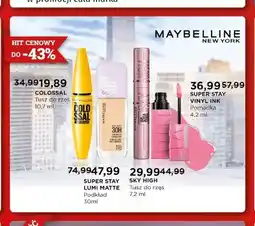 Drogeria Kosmyk Tusz do rzęs Colossal Maybelline New York oferta