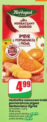 Dino Herbatka owocowa imbir pomarańcza pigwa Herbaciany Ogród Herbapol oferta