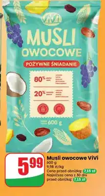 Dino Musli owocowe ViVi oferta