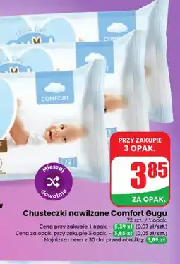 Dino Chusteczki nawilżane Comfort Gugu oferta
