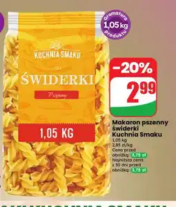 Dino Makaron pszenny świderki Kuchnia Smaku oferta