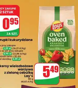 Dino Krakersy wielozbożowe warzywa z zieloną cebulką Lay's oferta