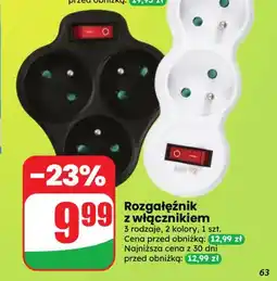 Dino Rozgałęźnik z włącznikiem oferta