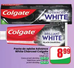 Dino Pasta do zębów Advance White Charcoal Colgate oferta