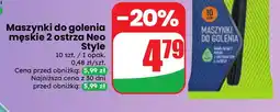 Dino Maszynki do golenia męskie 2 ostrza Neo Style oferta