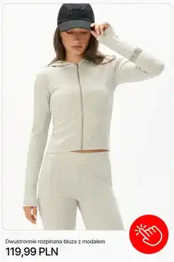 Cropp Dwustronnie rozpinana bluza z modalem Cropp oferta