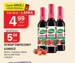 Chorten Syrop owocowy Łowicz malina oferta