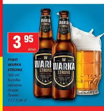 Piwo Warka Strong