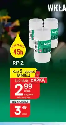 Chorten Wkład do zniczy Bolsius Rp 2 czas palenia 45h oferta