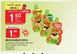 Chorten Mus Kubuś 100% truskawka-jabłko-banan-marchew oferta