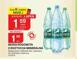 Chorten Woda mineralna niegazowana Rodowita z Roztocza oferta