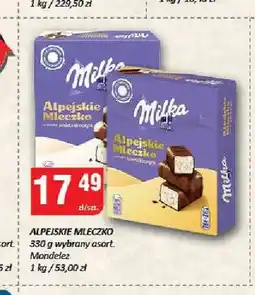 Chorten Alpejskie Mleczko czekoladowe Milka oferta
