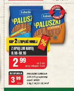 Chorten Paluszki z sezamem Lubella oferta